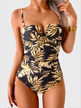 Emo - Women's Push Up Wrap Front Swimsuit One Piece Tummy Control Bathing Suits Bandeau Support Slimming Swimwear