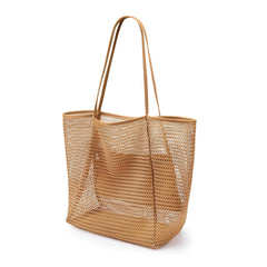 Emo - Women's Swimming Beach Bag Portable One Shoulder Storage Bag Crossbody Bag Versatile Mesh Bag