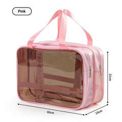 Emo - New Portable Waterproof Large Capacity Wet And Dry Separation Toiletry Makeup Storage And Awimming Bag