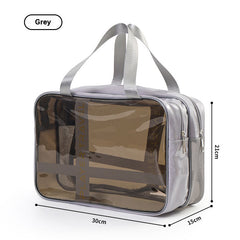 Emo - New Portable Waterproof Large Capacity Wet And Dry Separation Toiletry Makeup Storage And Awimming Bag