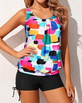 Emo - Tankini Swimsuits for Women 2 Piece Bathing Suits Tops with Boyshorts