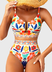 Emo - 2026 Summer Two Piece Bikini Set U-Wire Cutout High Waisted Swimsuit-Black