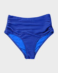 Emo - Textured Knot-Front High-Waisted Bikini Set