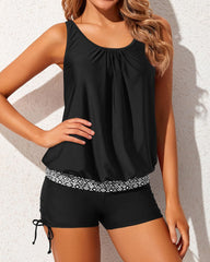 Emo - Tankini Swimsuits for Women 2 Piece Bathing Suits Tops with Boyshorts