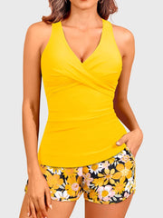 Women Tankini Swimsuits with Shorts Two Piece Tummy Control Bathing Suits