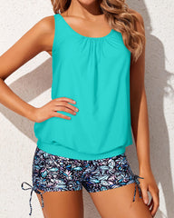 Emo - Tankini Swimsuits for Women 2 Piece Bathing Suits Tops with Boyshorts