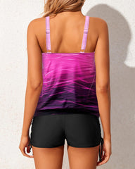 Emo - Tankini Swimsuits for Women 2 Piece Bathing Suits Tops with Boyshorts