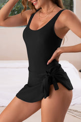Emo - One Piece Swimdress Swimsuits for Women Tummy Control Swim Dresses Skirt Bathing Suit