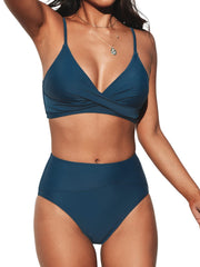 Emo - V-Neck High Waist Bikini