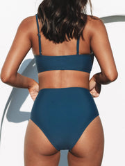 Emo - V-Neck High Waist Bikini