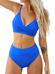 Emo - V-Neck High Waist Bikini