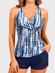 Women Tankini Swimsuits with Shorts Two Piece Tummy Control Bathing Suits