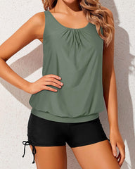 Emo - Tankini Swimsuits for Women 2 Piece Bathing Suits Tops with Boyshorts