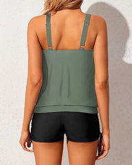 Emo - Tankini Swimsuits for Women 2 Piece Bathing Suits Tops with Boyshorts