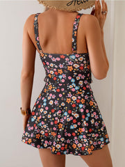 Emo - Tankini Swimsuit for Women Tummy Control Two Piece Bathing Suit High Waisted Tank Top with Swim Skirt