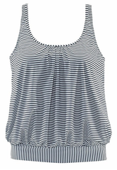Emo - Striped Loose Tankini Set