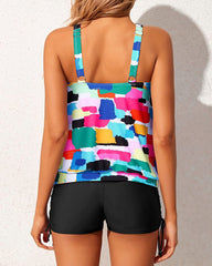 Emo - Tankini Swimsuits for Women 2 Piece Bathing Suits Tops with Boyshorts