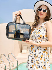 Emo - New Portable Waterproof Large Capacity Wet And Dry Separation Toiletry Makeup Storage And Awimming Bag